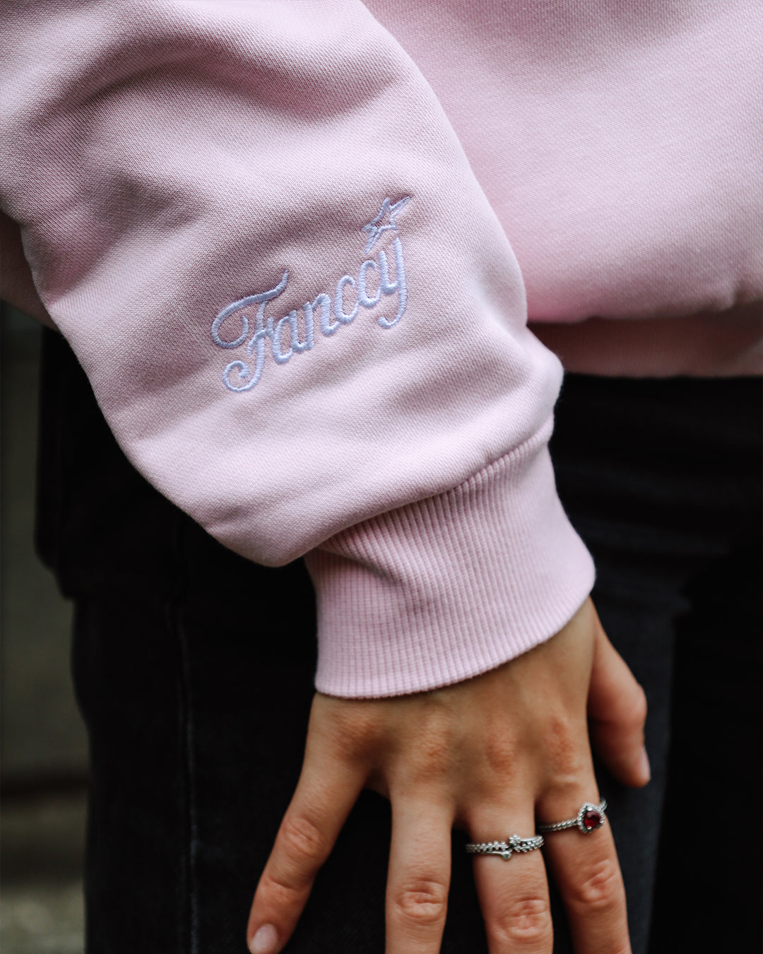 FULL ZIP MIKINA - BABY PINK